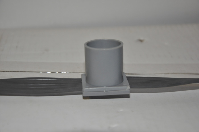 Белт лайт 5-ти проводный пластиковый без влагозащиты, 15 см шаг, цвет серый