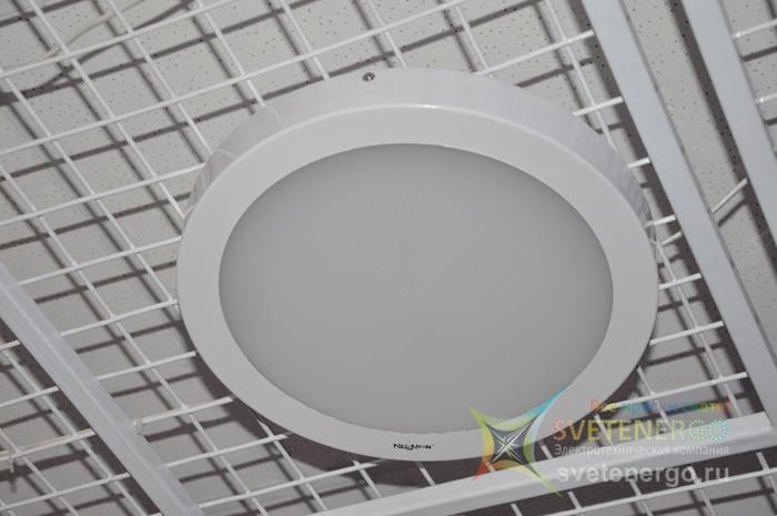 Накладной светодиодный светильник круглой формы, 330 мм, белый