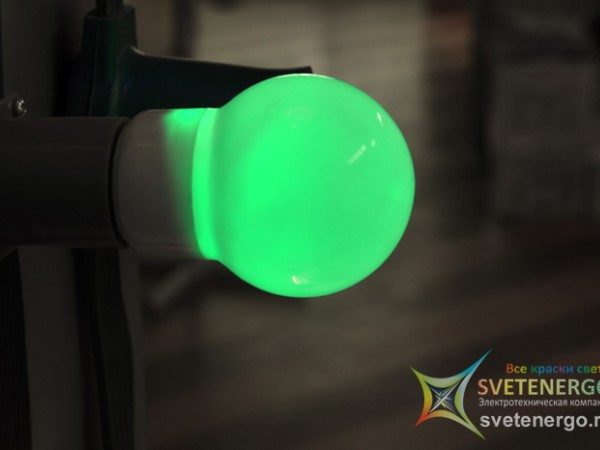 Лампа светодиодная для белт лайт зелёная 50 мм
