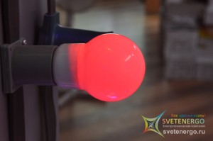 Лампа светодиодная для белт лайт красная 50 мм