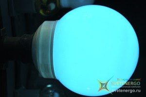 Лампа светодиодная для белт лайт синий 100 мм
