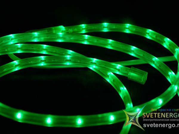 Дюрафлекс светодиодный (240V) зелёный