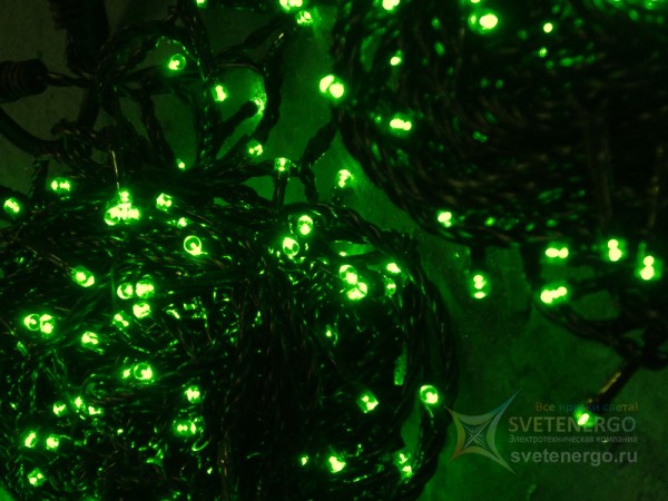 Светодиодная система «Спайдер фиксинг» 5 х 20 метров, цвет зелёный
