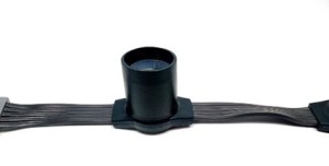 Белт лайт 5-ти проводный влагозащищённый, 15 см шаг, серый кабель, чёрные патроны